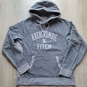 Abercrombie & Fitch Charcoal Hoodie for Men L